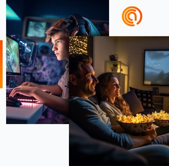 Jovem Usando a Melhor Internet de Brasília